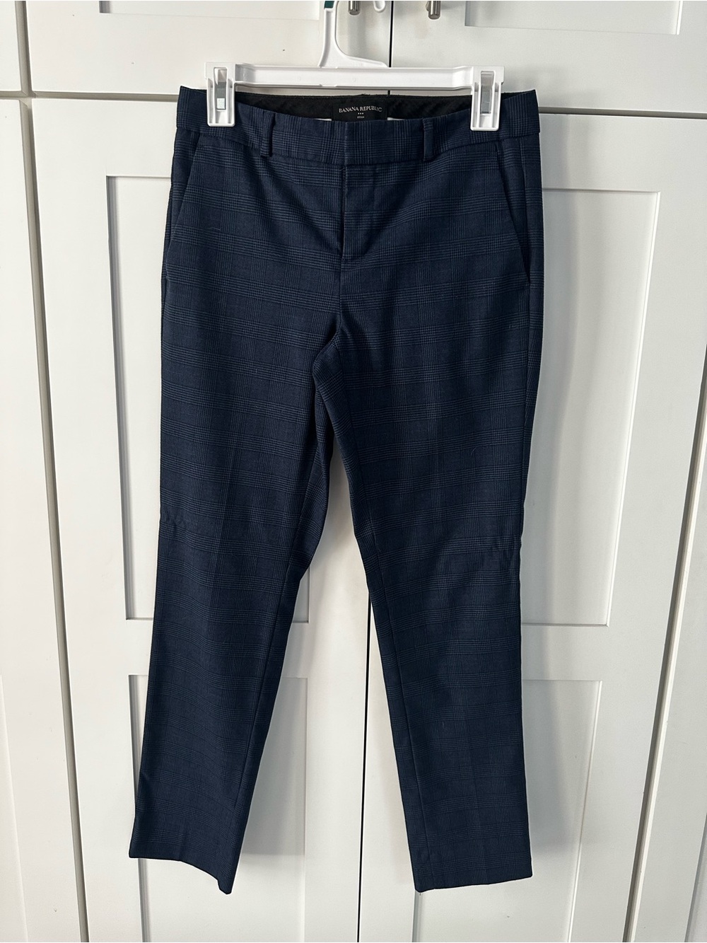 Banana Republic Navy Slim Dress Pants for Men